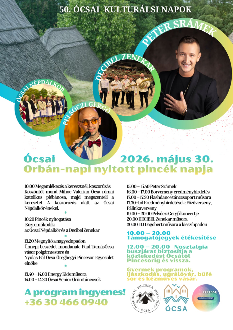 Órbán-napi nyitott pincék